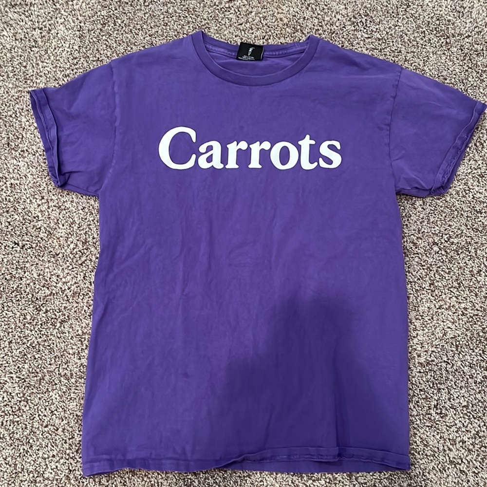 Purple men’s medium Carrots tee shirt